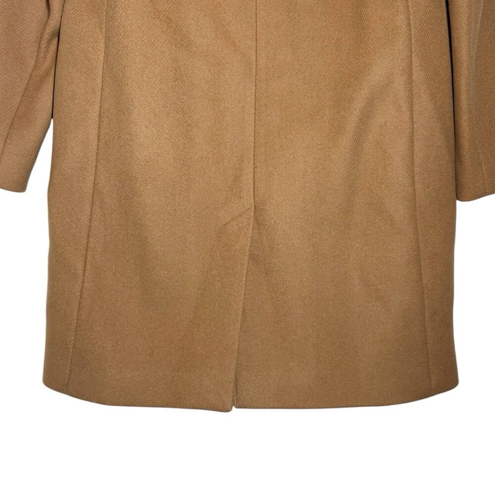 Sezane Camel Brown Wool Blend Double Breasted Mid Length Johnson Coat FR 36 / 4 - Picture 9 of 15